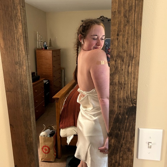 Wild Fable Satin Mini Dress - Picture 3 of 4